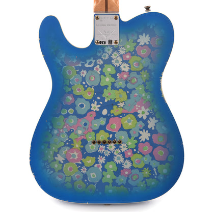 Fender Custom Shop Limited Edition Dual P90 Telecaster Relic Blue Floral Electric Guitars / Solid Body