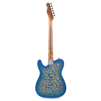 Fender Custom Shop Limited Edition Dual P90 Telecaster Relic Blue Floral Electric Guitars / Solid Body