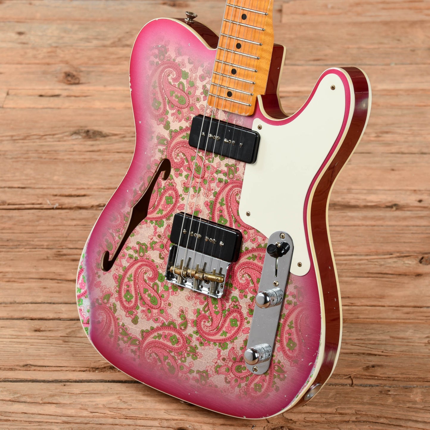 Fender Custom Shop Limited Edition Dual P90 Telecaster Relic Pink Paisley 2023 Electric Guitars / Solid Body