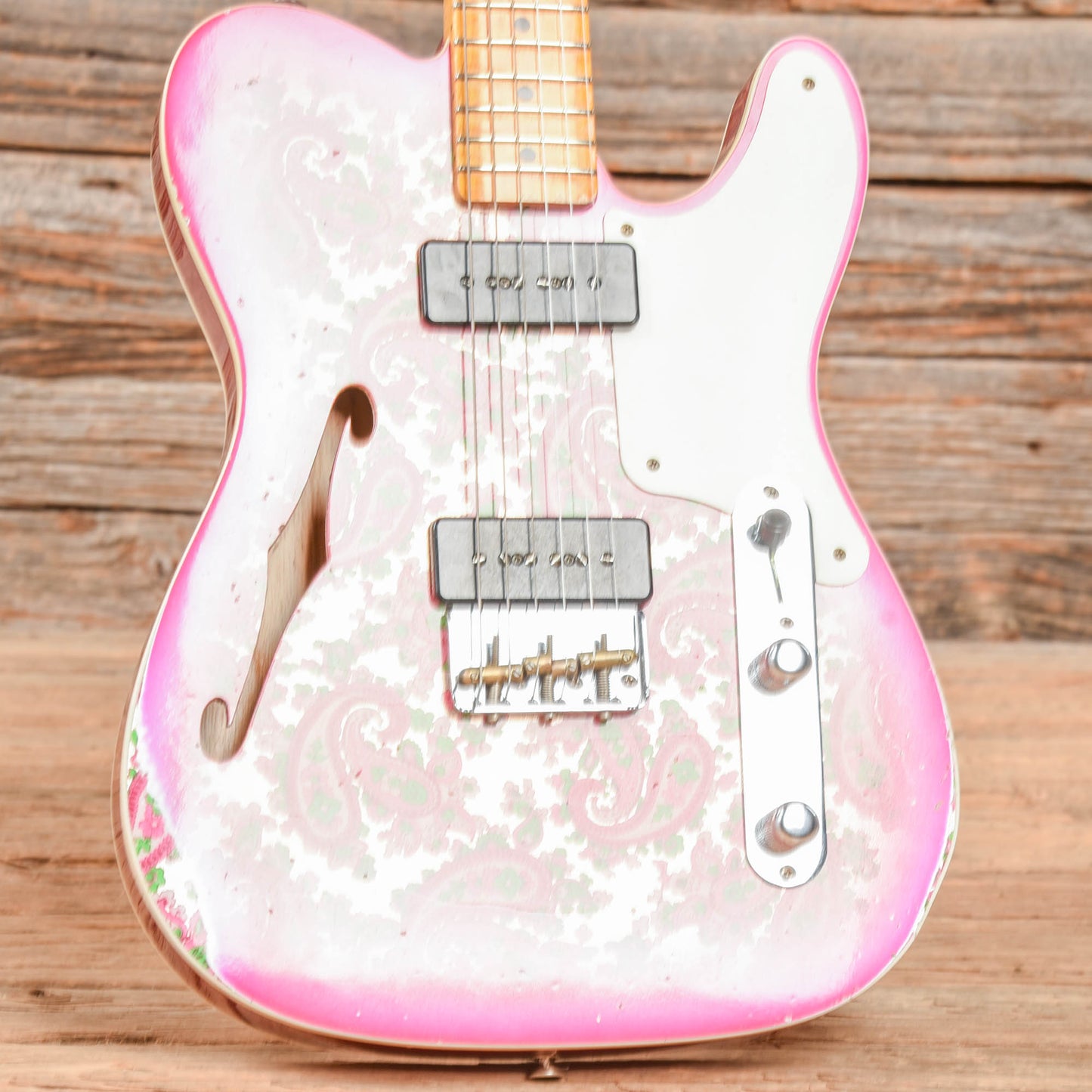Fender Custom Shop Limited Edition Dual P90 Telecaster Relic Pink Paisley 2023 Electric Guitars / Solid Body