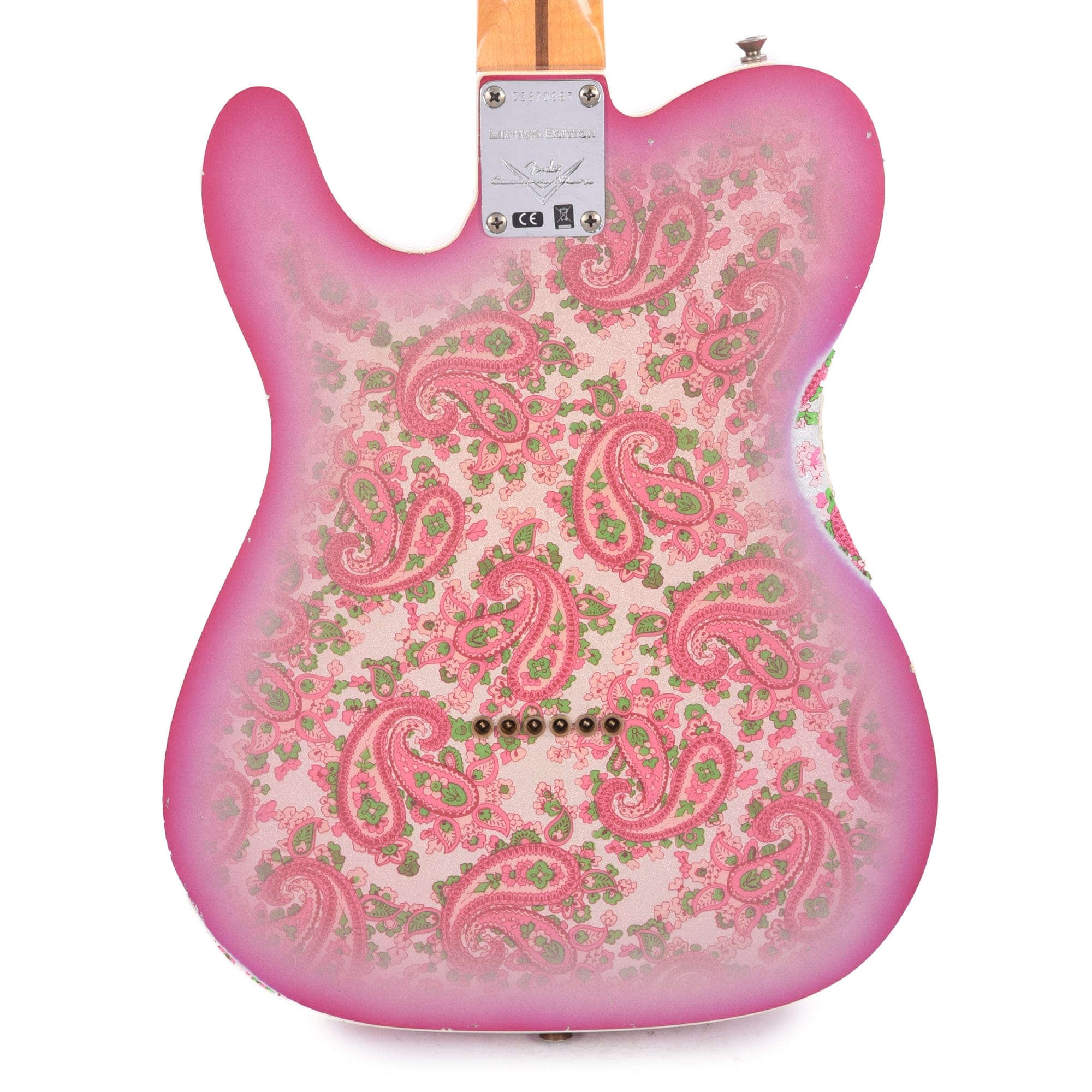 Fender Custom Shop Limited Edition Dual P90 Telecaster Relic Pink Paisley Electric Guitars / Solid Body