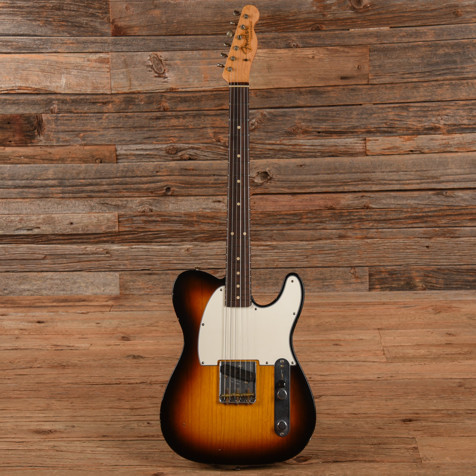 Fender Custom Shop Limited Edition Esquire Relic Sunburst 2005 Electric Guitars / Solid Body