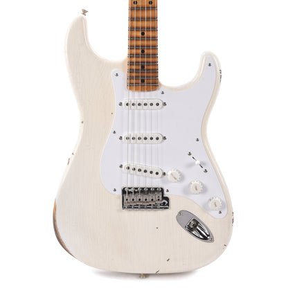 Fender Custom Shop Limited Edition Fat '54 Stratocaster Relic with Closet Classic Hardware Aged Arctic White Electric Guitars / Solid Body