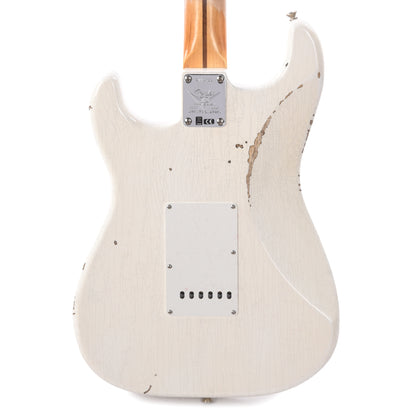 Fender Custom Shop Limited Edition Fat '54 Stratocaster Relic with Closet Classic Hardware Aged Arctic White Electric Guitars / Solid Body