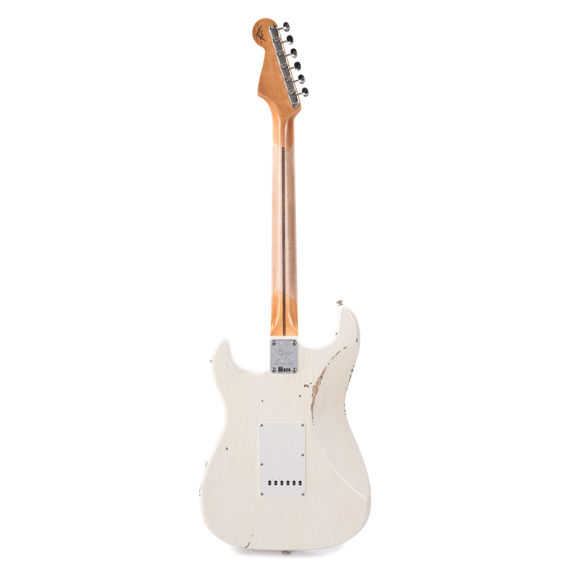 Fender Custom Shop Limited Edition Fat '54 Stratocaster Relic with Closet Classic Hardware Aged Arctic White Electric Guitars / Solid Body