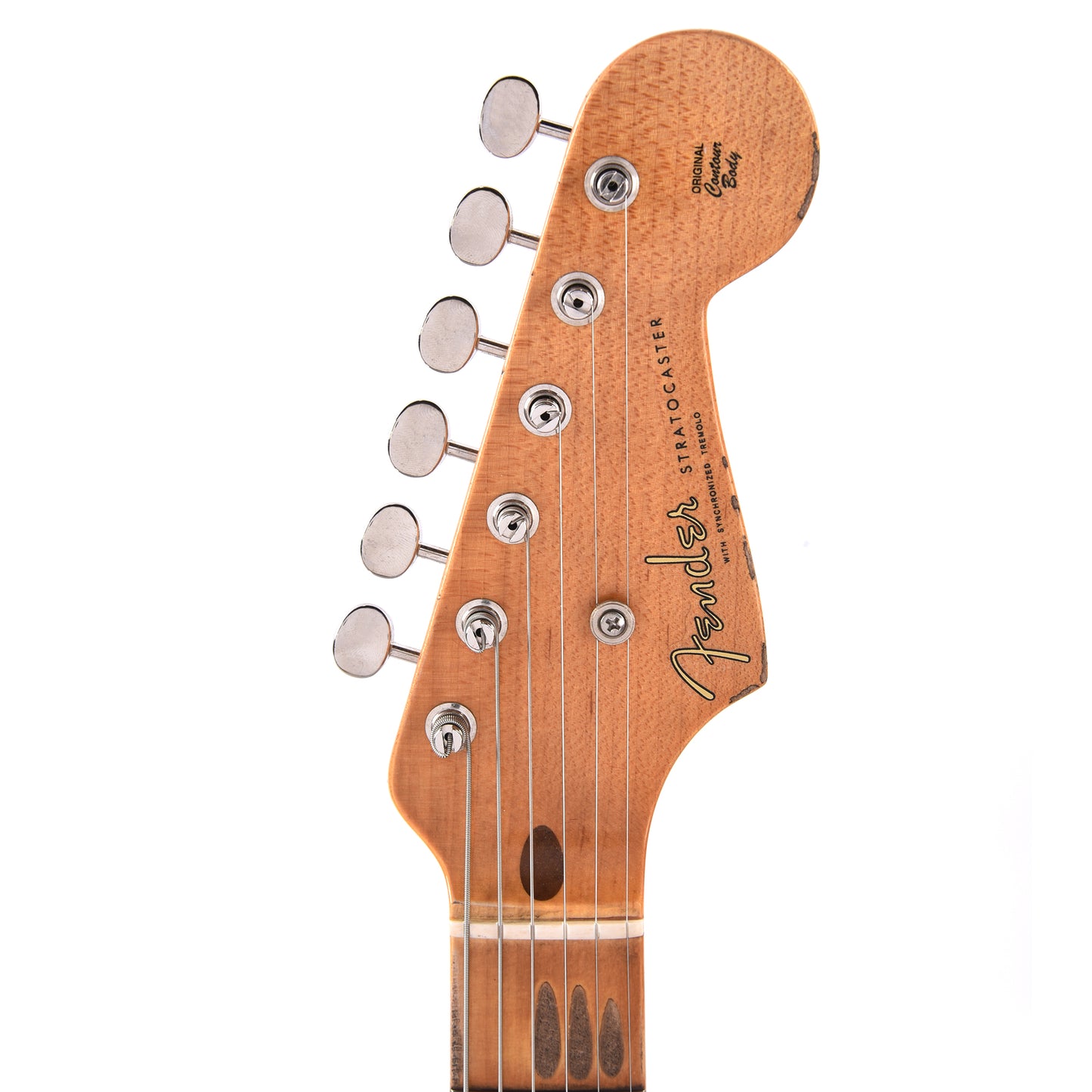 Fender Custom Shop Limited Edition Fat '54 Stratocaster Relic with Closet Classic Hardware Aged Arctic White Electric Guitars / Solid Body