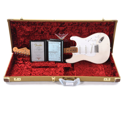 Fender Custom Shop Limited Edition Fat '54 Stratocaster Relic with Closet Classic Hardware Aged Arctic White Electric Guitars / Solid Body