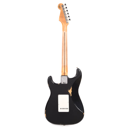 Fender Custom Shop Limited Edition Fat '54 Stratocaster Relic with Closet Classic Hardware Aged Black Electric Guitars / Solid Body