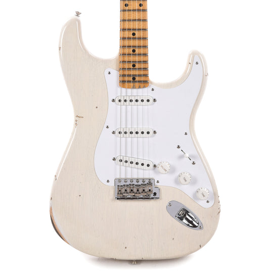 Fender Custom Shop Limited Edition Fat '54 Stratocaster Relic with Closet Classic Hardware Aged White Blonde Electric Guitars / Solid Body