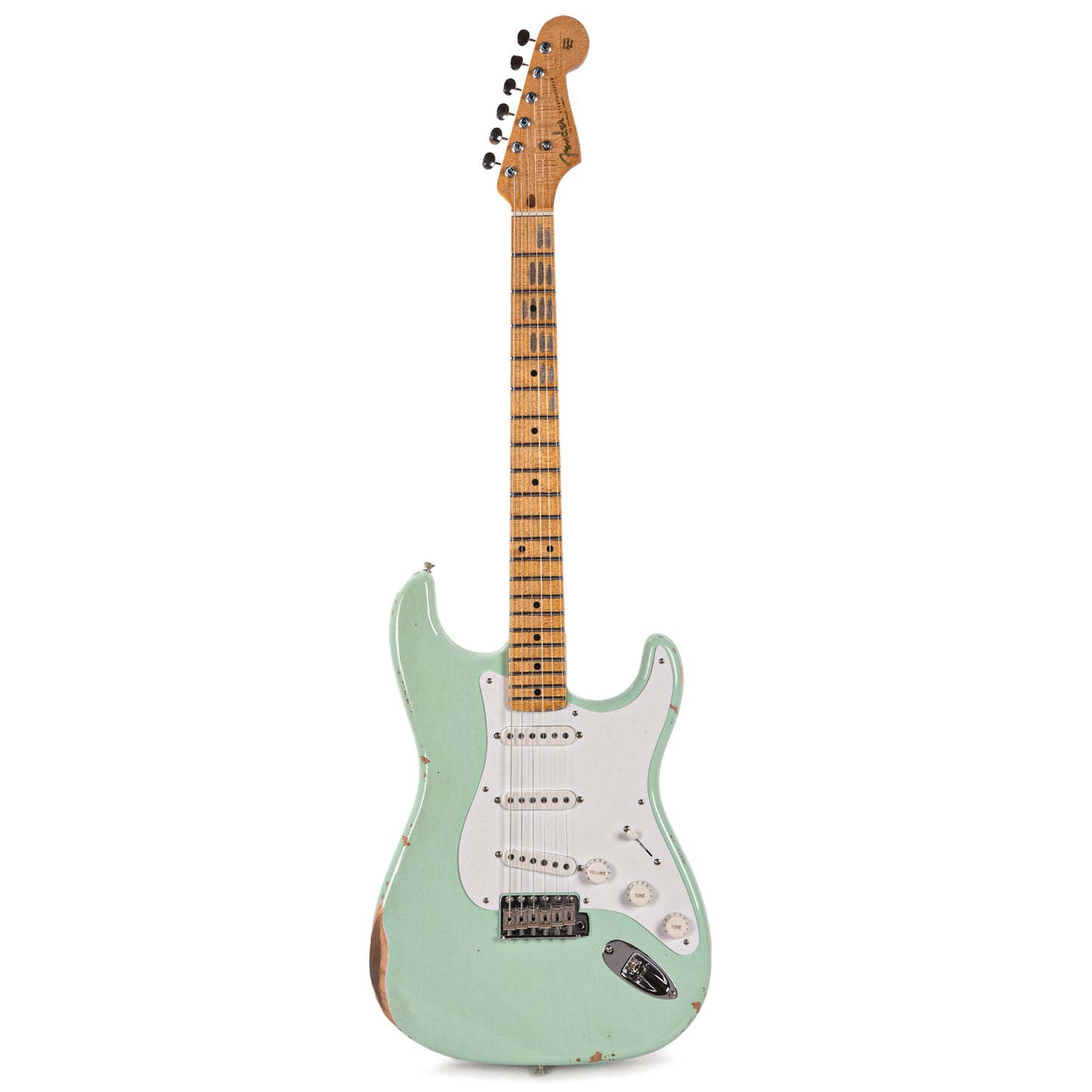 Fender Custom Shop Limited Edition Fat '54 Stratocaster Relic with Closet Classic Hardware Super Faded Aged Surf Green Electric Guitars / Solid Body