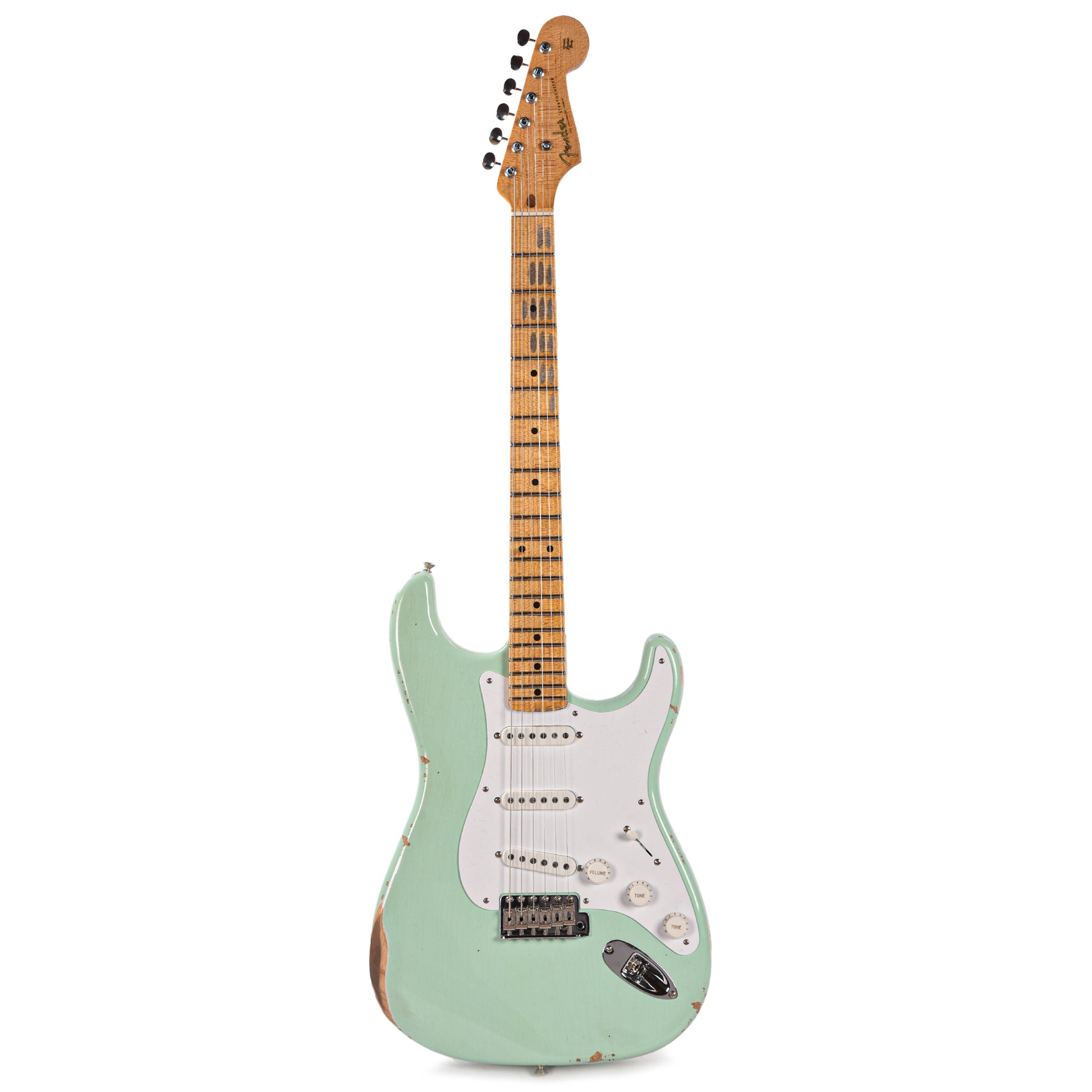 Fender Custom Shop Limited Edition Fat '54 Stratocaster Relic with Closet Classic Hardware Super Faded Aged Surf Green Electric Guitars / Solid Body