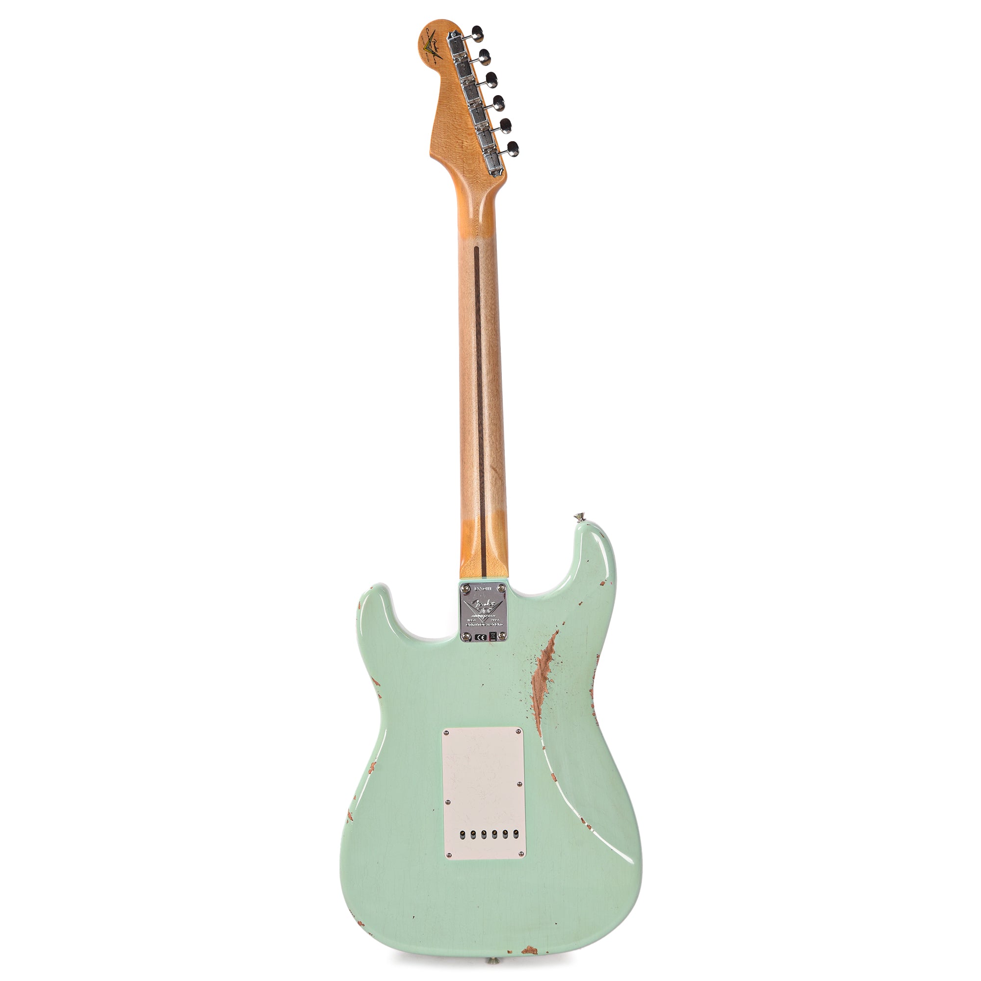 Fender Custom Shop Limited Edition Fat '54 Stratocaster Relic with Closet Classic Hardware Super Faded Aged Surf Green Electric Guitars / Solid Body