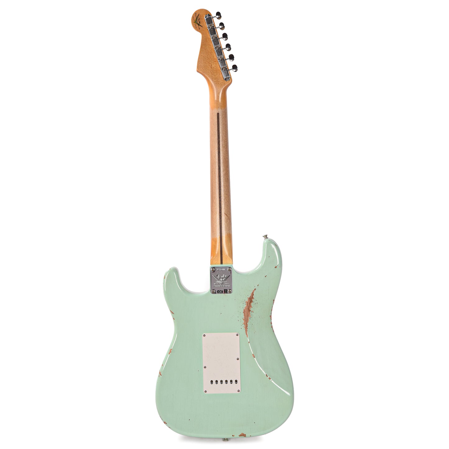 Fender Custom Shop Limited Edition Fat '54 Stratocaster Relic with Closet Classic Hardware Super Faded Aged Surf Green Electric Guitars / Solid Body