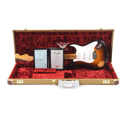 Fender Custom Shop Limited Edition Fat '54 Stratocaster Relic with Closet Classic Hardware Wide-Fade 2-Color Sunburst Electric Guitars / Solid Body