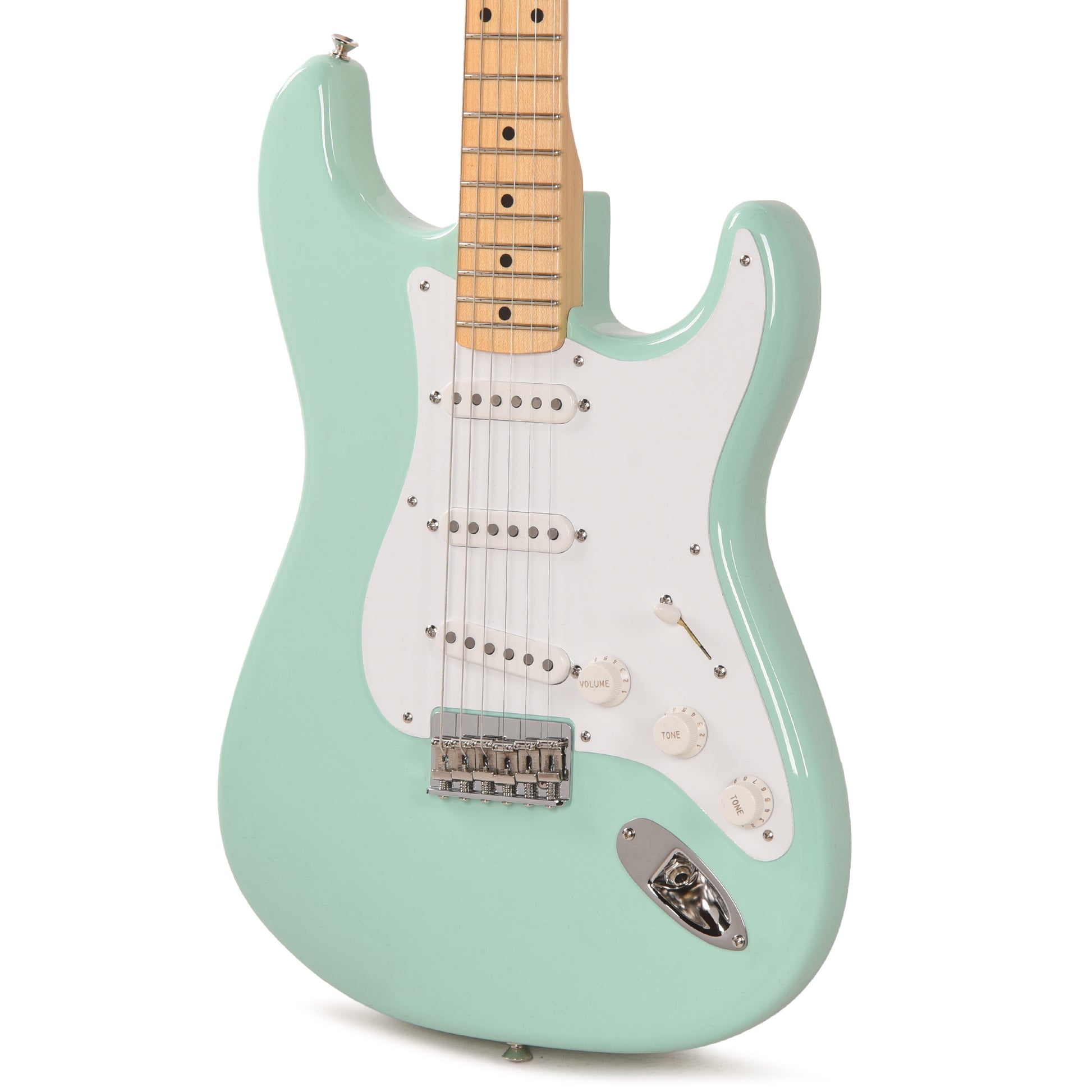 Fender Custom Shop Limited Edition Hardtail 1954 Stratocaster NOS Super Aged Surf Green Electric Guitars / Solid Body