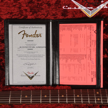Fender Custom Shop Limited Edition Hotshot Stratocaster Aged Lake Placid Blue Sparkle over Aged Candy Tangerine Sparkle Heavy Relic Electric Guitars / Solid Body