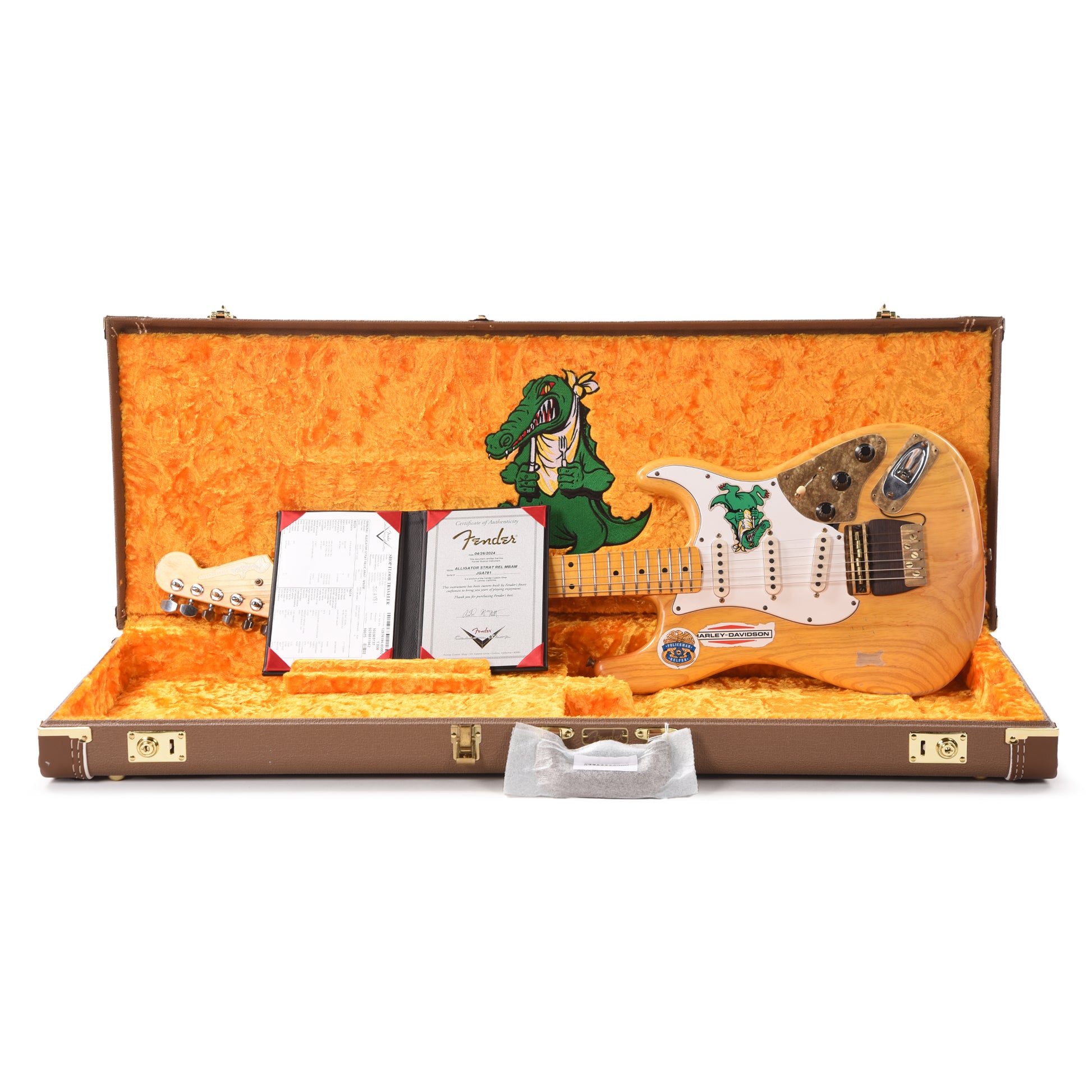 Fender Custom Shop Limited Edition Jerry Garcia Alligator Stratocaster Relic Aged Natural Master Built by Austin MacNutt Electric Guitars / Solid Body