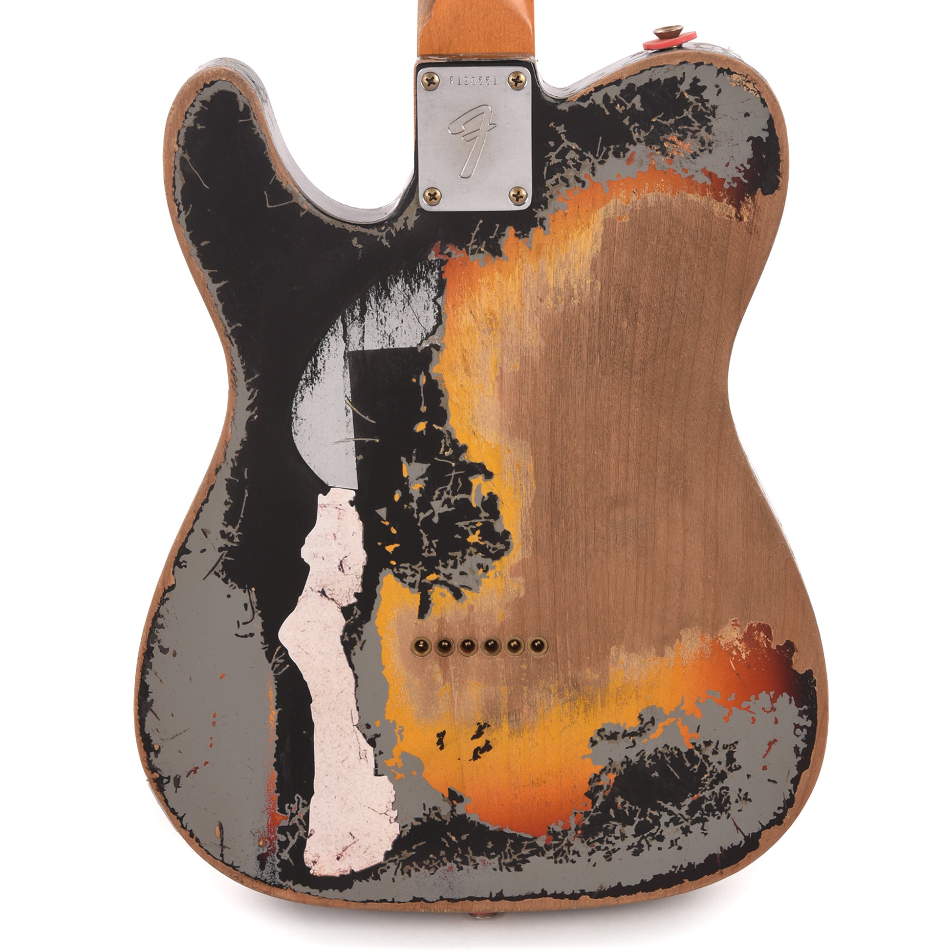 Fender Custom Shop Limited Edition Joe Strummer Telecaster Super Heavy Relic Aged Black over 3-Color Sunburst Master Built by Paul Waller Electric Guitars / Solid Body