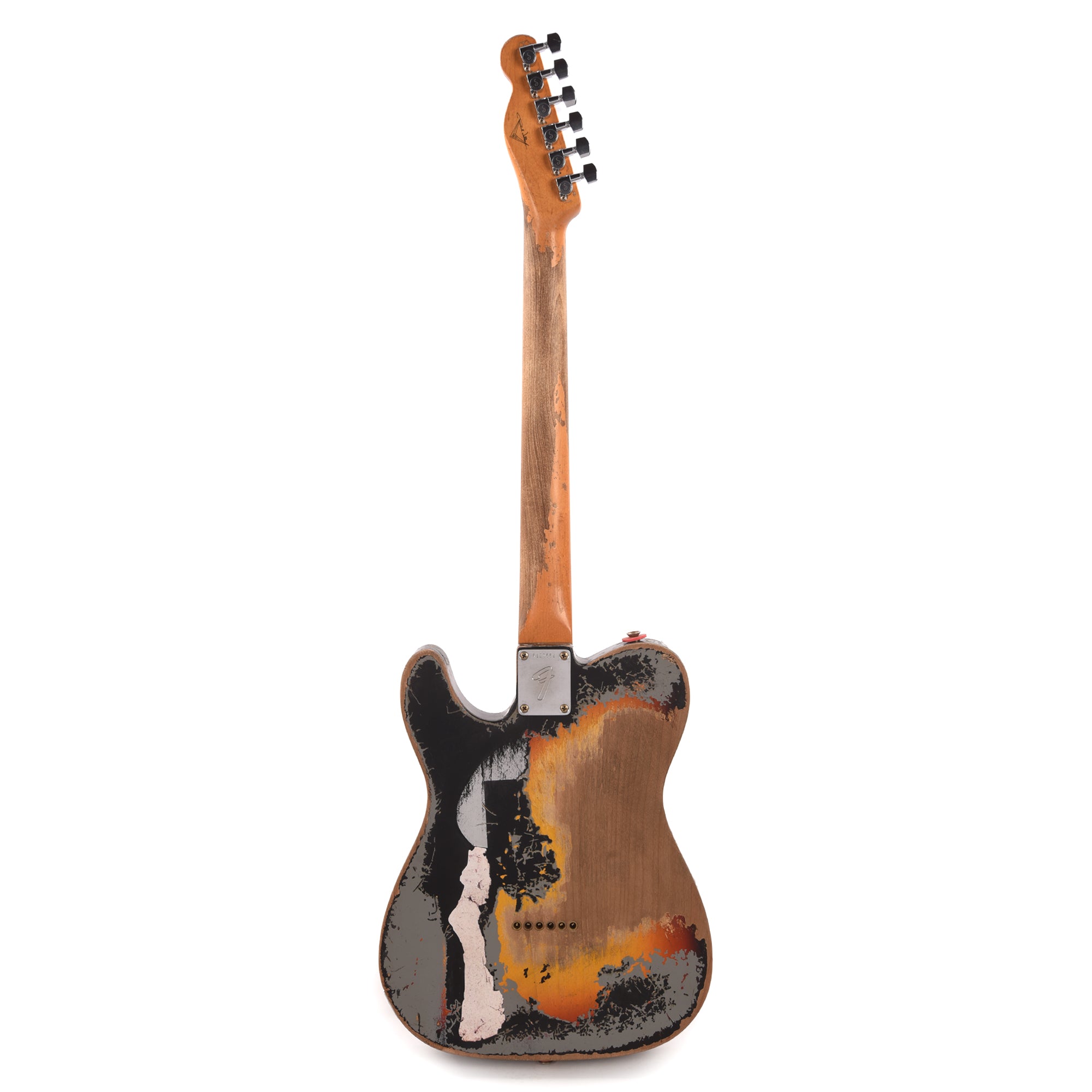 Fender Custom Shop Limited Edition Joe Strummer Telecaster Super Heavy Relic Aged Black over 3-Color Sunburst Master Built by Paul Waller Electric Guitars / Solid Body
