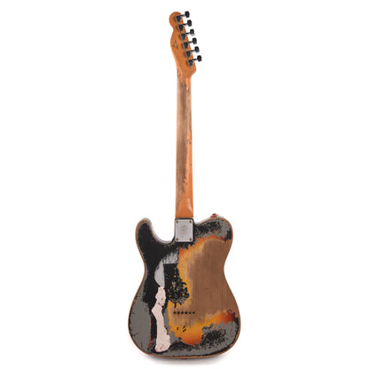 Fender Custom Shop Limited Edition Joe Strummer Telecaster Super Heavy Relic Aged Black over 3-Color Sunburst Master Built by Paul Waller Electric Guitars / Solid Body