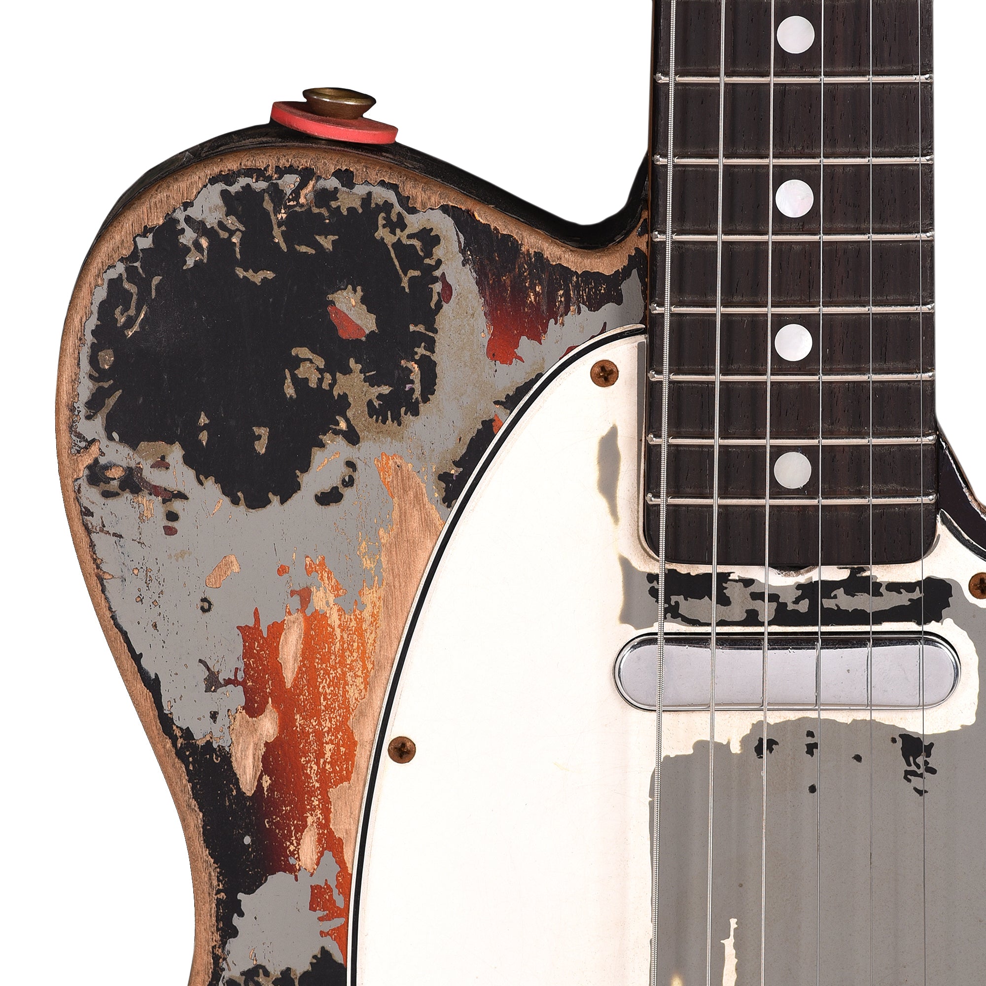 Fender Custom Shop Limited Edition Joe Strummer Telecaster Super Heavy Relic Aged Black over 3-Color Sunburst Master Built by Paul Waller Electric Guitars / Solid Body