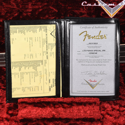 Fender Custom Shop Limited Edition Precision Bass Special Journeyman Relic Aged Dakota Red Electric Guitars / Solid Body