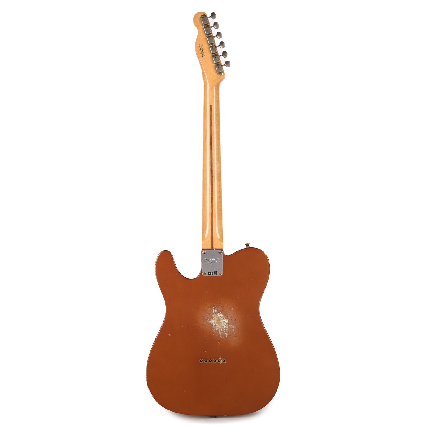 Fender Custom Shop Limited Edition Red Hot Esquire Relic Burnt Copper Electric Guitars / Solid Body