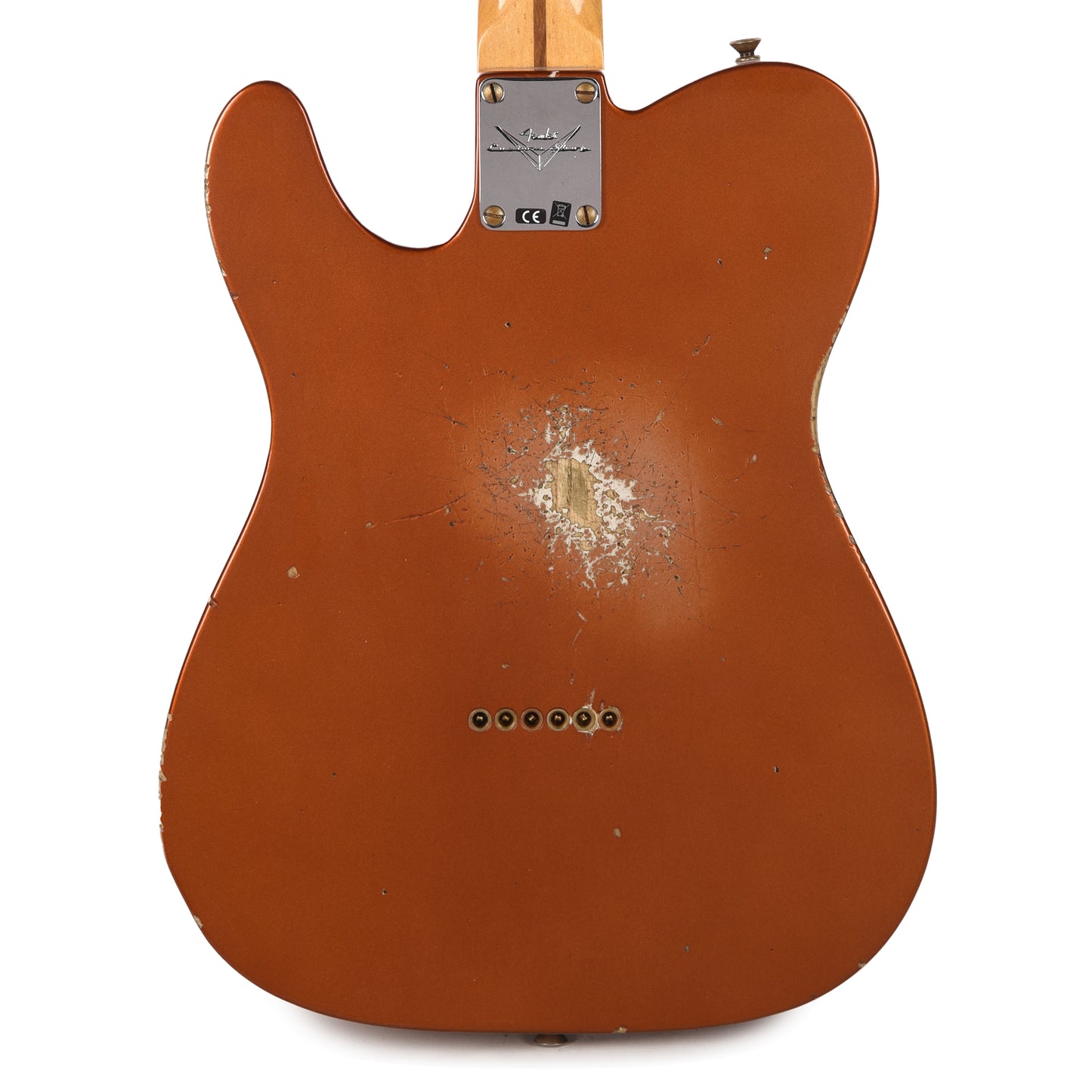 Fender Custom Shop Limited Edition Red Hot Esquire Relic Burnt Copper Electric Guitars / Solid Body
