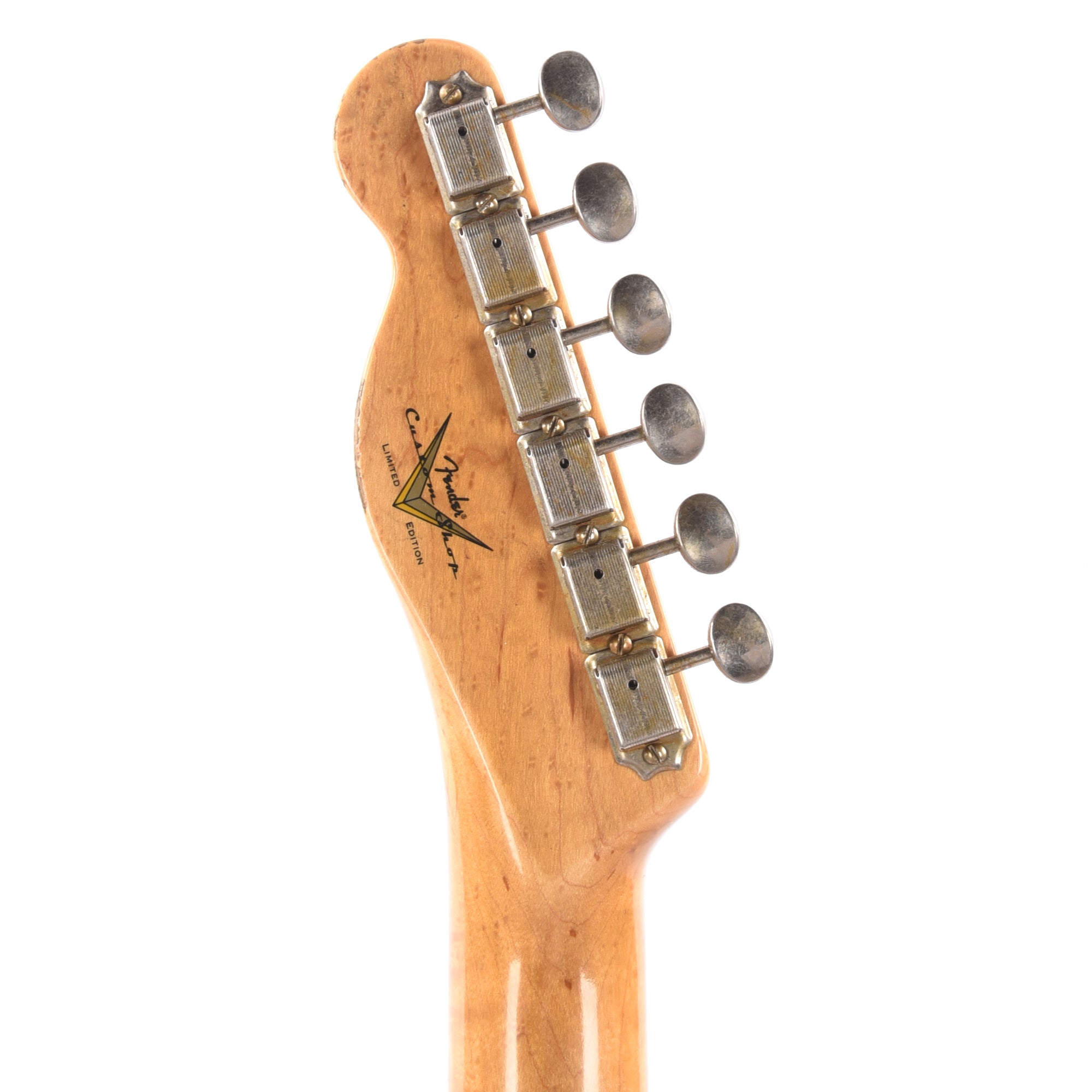 Fender Custom Shop Limited Edition Red Hot Esquire Relic Super Faded Aged Candy Apple Red Electric Guitars / Solid Body