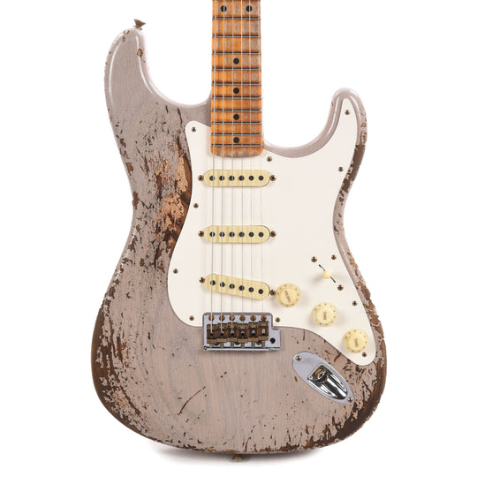 Fender Custom Shop Limited Edition Red Hot Stratocaster Super Heavy Relic Aged Dirty White Blonde Electric Guitars / Solid Body