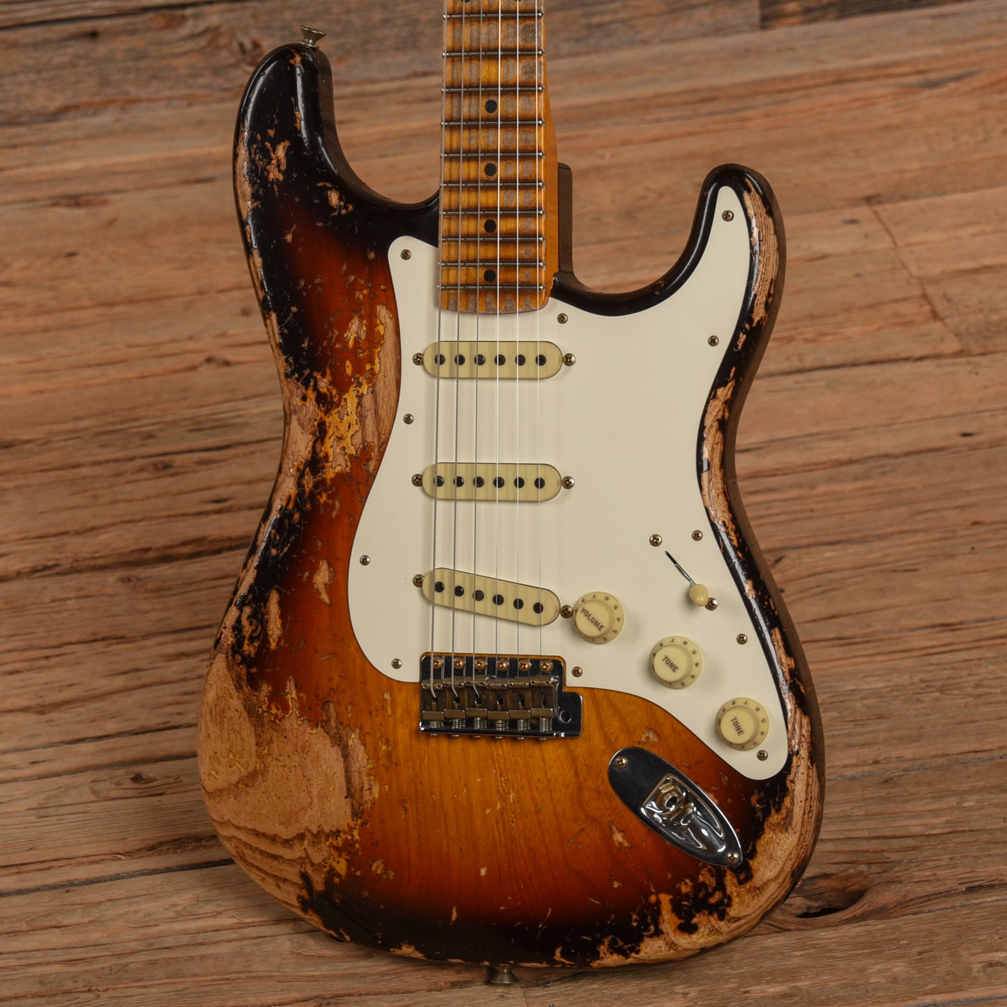 Fender Custom Shop Limited Edition Red Hot Stratocaster Super Heavy Relic Chocolate Sunburst 2024 Electric Guitars / Solid Body