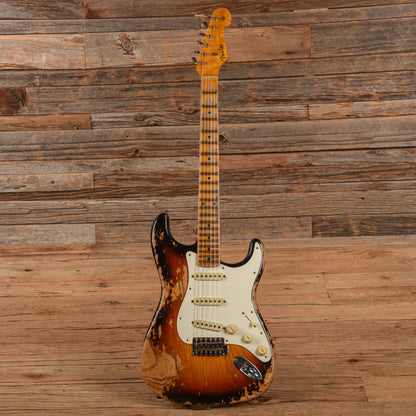 Fender Custom Shop Limited Edition Red Hot Stratocaster Super Heavy Relic Chocolate Sunburst 2024 Electric Guitars / Solid Body