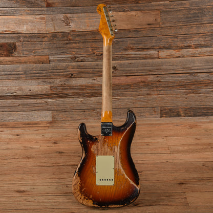 Fender Custom Shop Limited Edition Red Hot Stratocaster Super Heavy Relic Chocolate Sunburst 2024 Electric Guitars / Solid Body