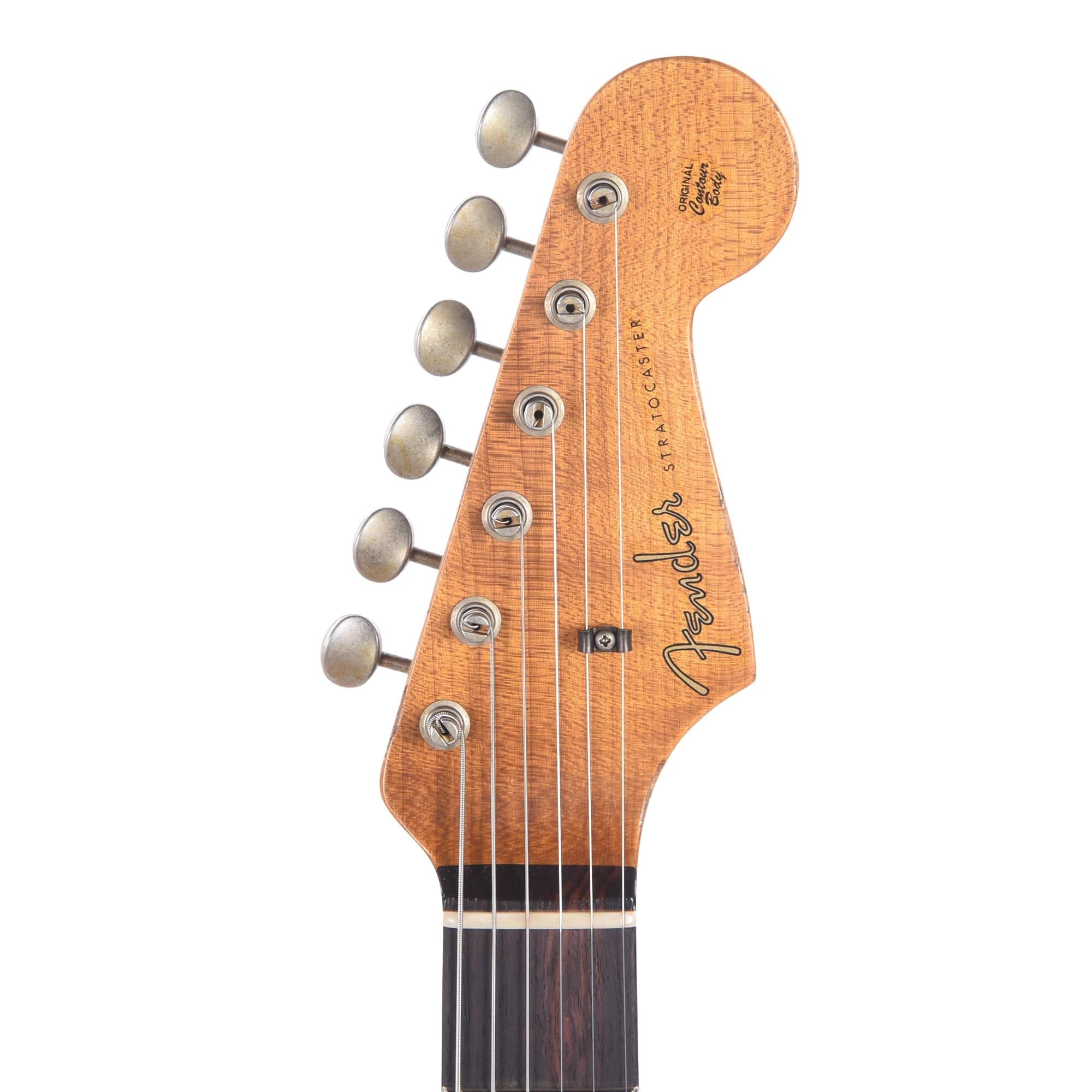 Fender Custom Shop Limited Edition Roasted 1961 Stratocaster Super Heavy Relic Aged Black Over 3-Color Sunburst Electric Guitars / Solid Body