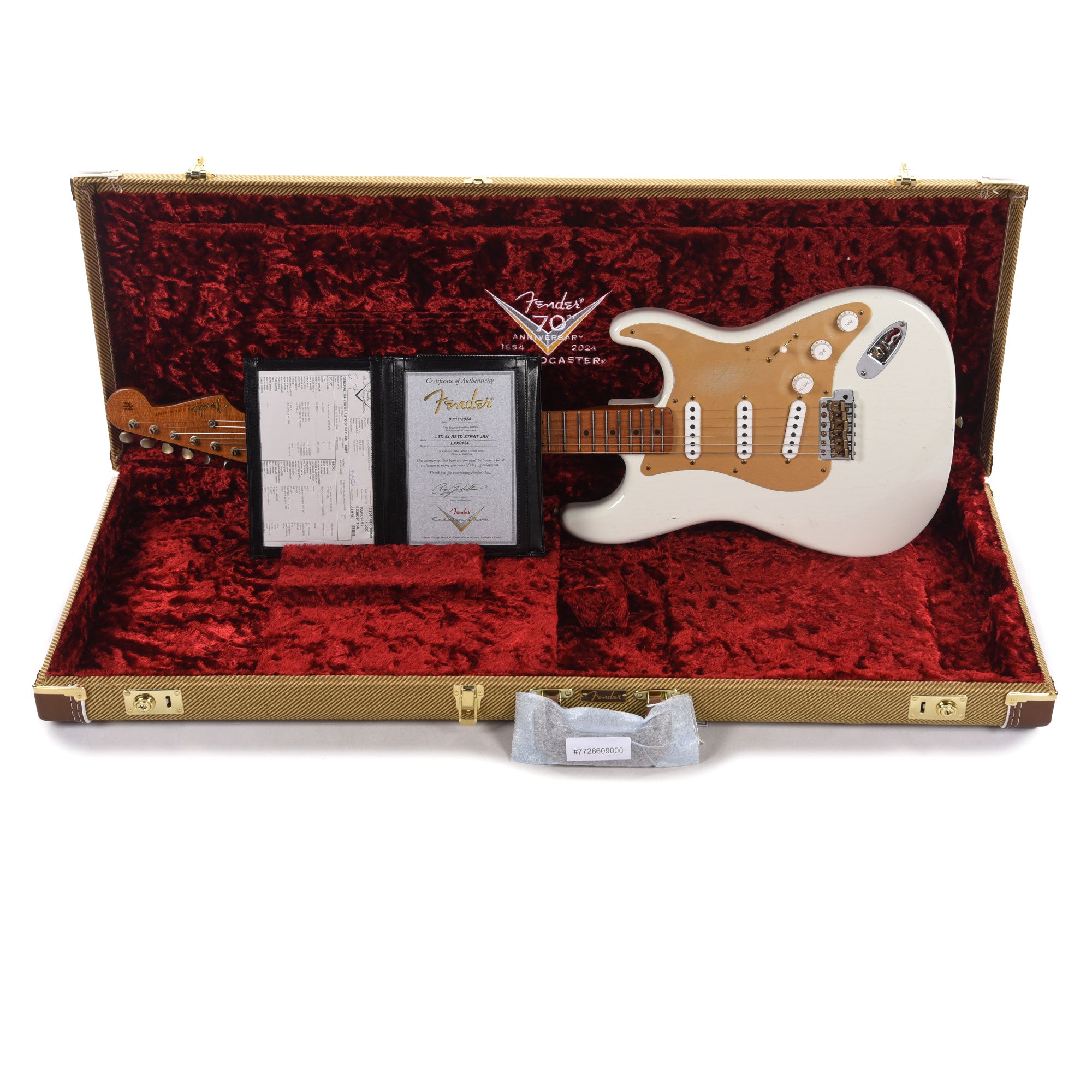 Fender Custom Shop Limited Edition Roasted '54 Stratocaster Journeyman Relic '55 Desert Tan Electric Guitars / Solid Body