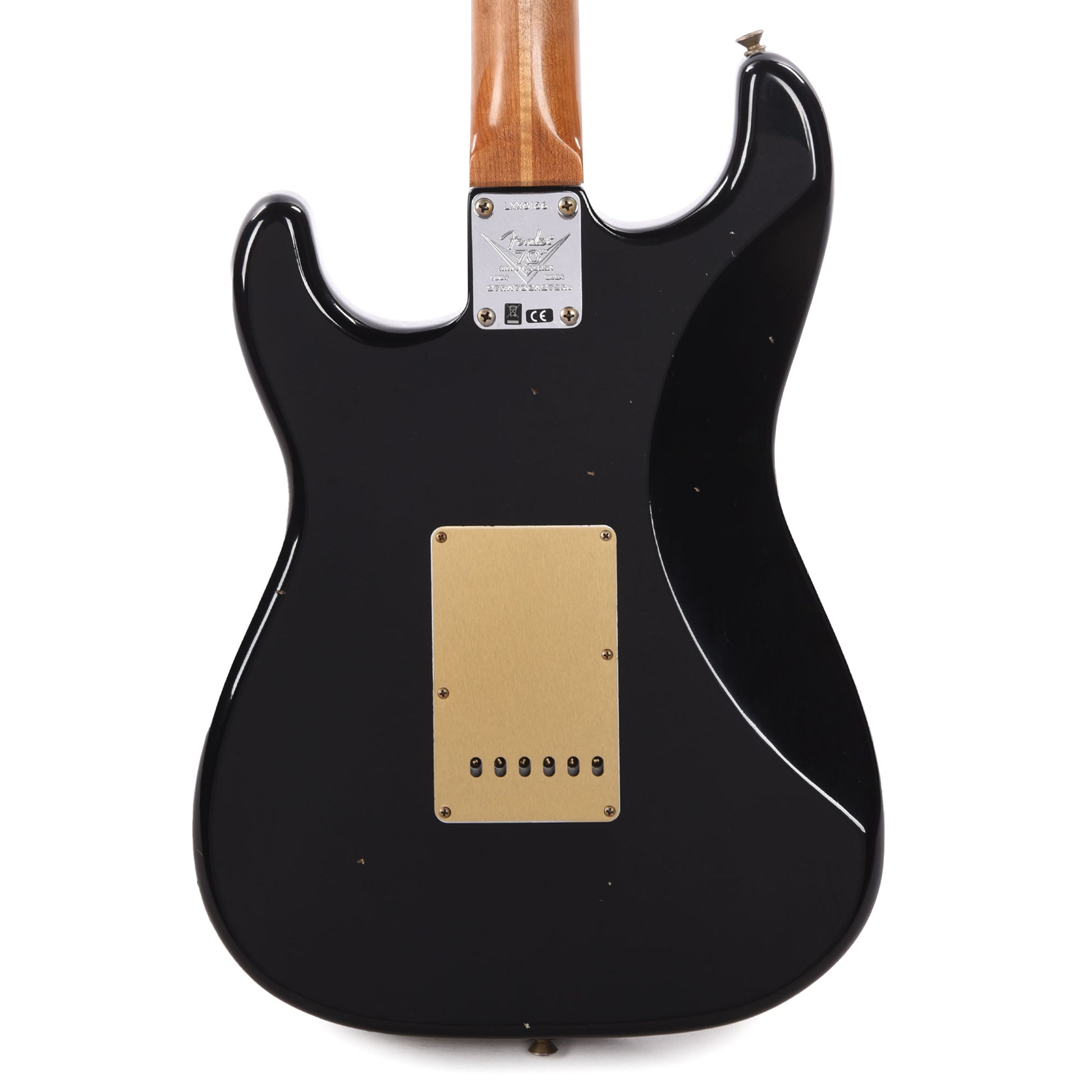 Fender Custom Shop Limited Edition Roasted '54 Stratocaster Journeyman Relic Aged Black Electric Guitars / Solid Body