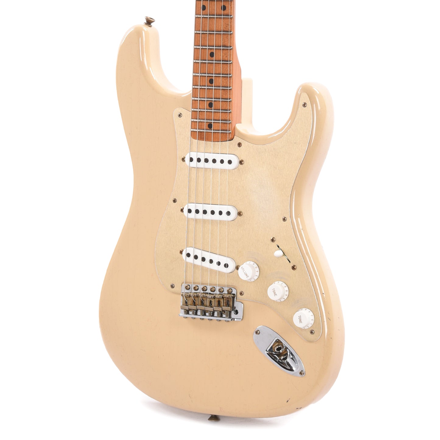 Fender Custom Shop Limited Edition Roasted '54 Stratocaster Journeyman Relic Aged Desert Sand Electric Guitars / Solid Body