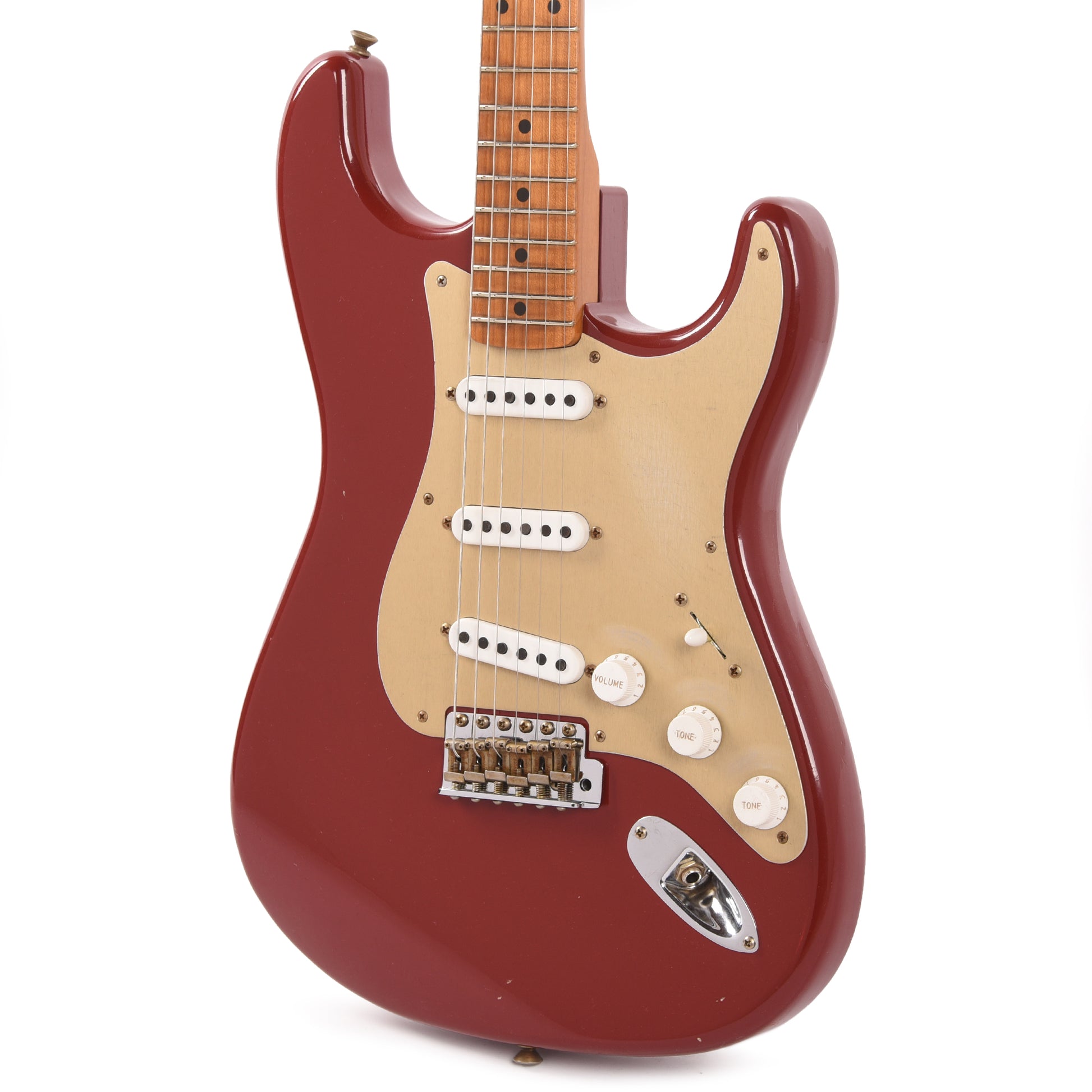 Fender Custom Shop Limited Edition Roasted '54 Stratocaster Journeyman Relic Cimarron Red Electric Guitars / Solid Body