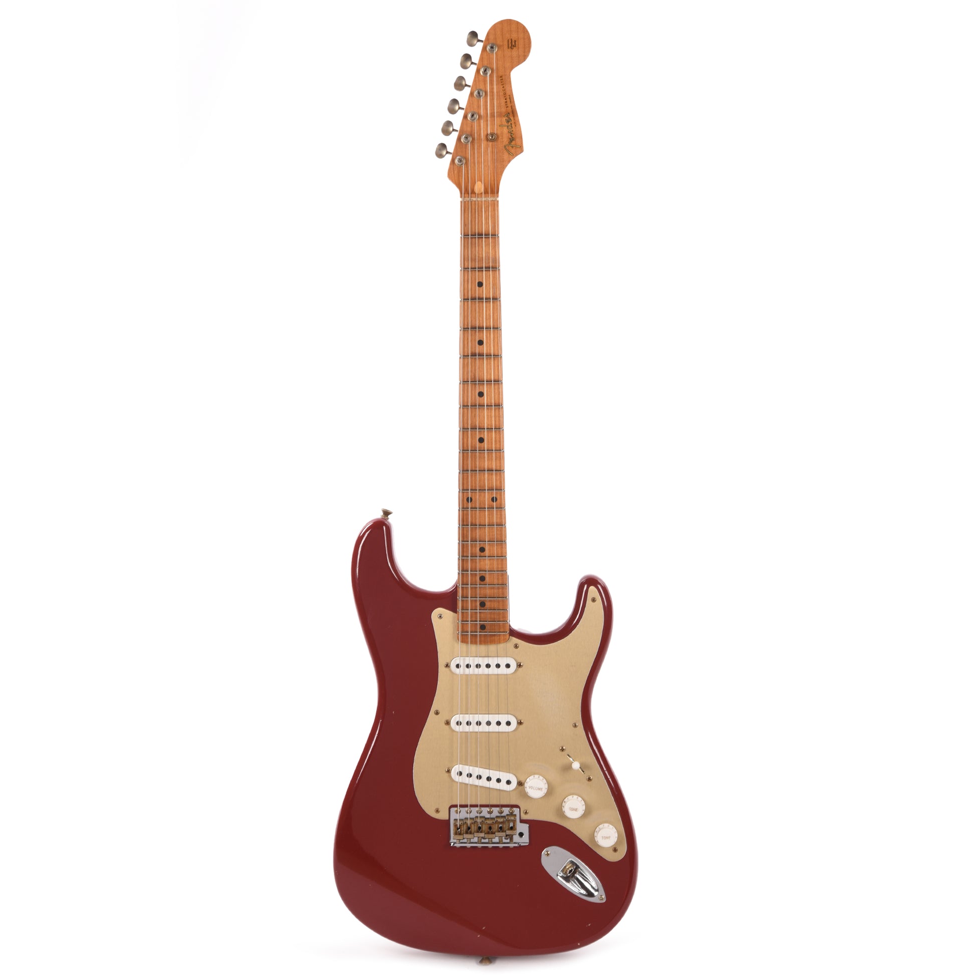 Fender Custom Shop Limited Edition Roasted '54 Stratocaster Journeyman Relic Cimarron Red Electric Guitars / Solid Body