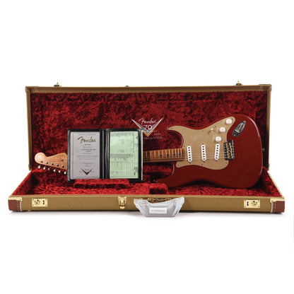 Fender Custom Shop Limited Edition Roasted '54 Stratocaster Journeyman Relic Cimarron Red Electric Guitars / Solid Body