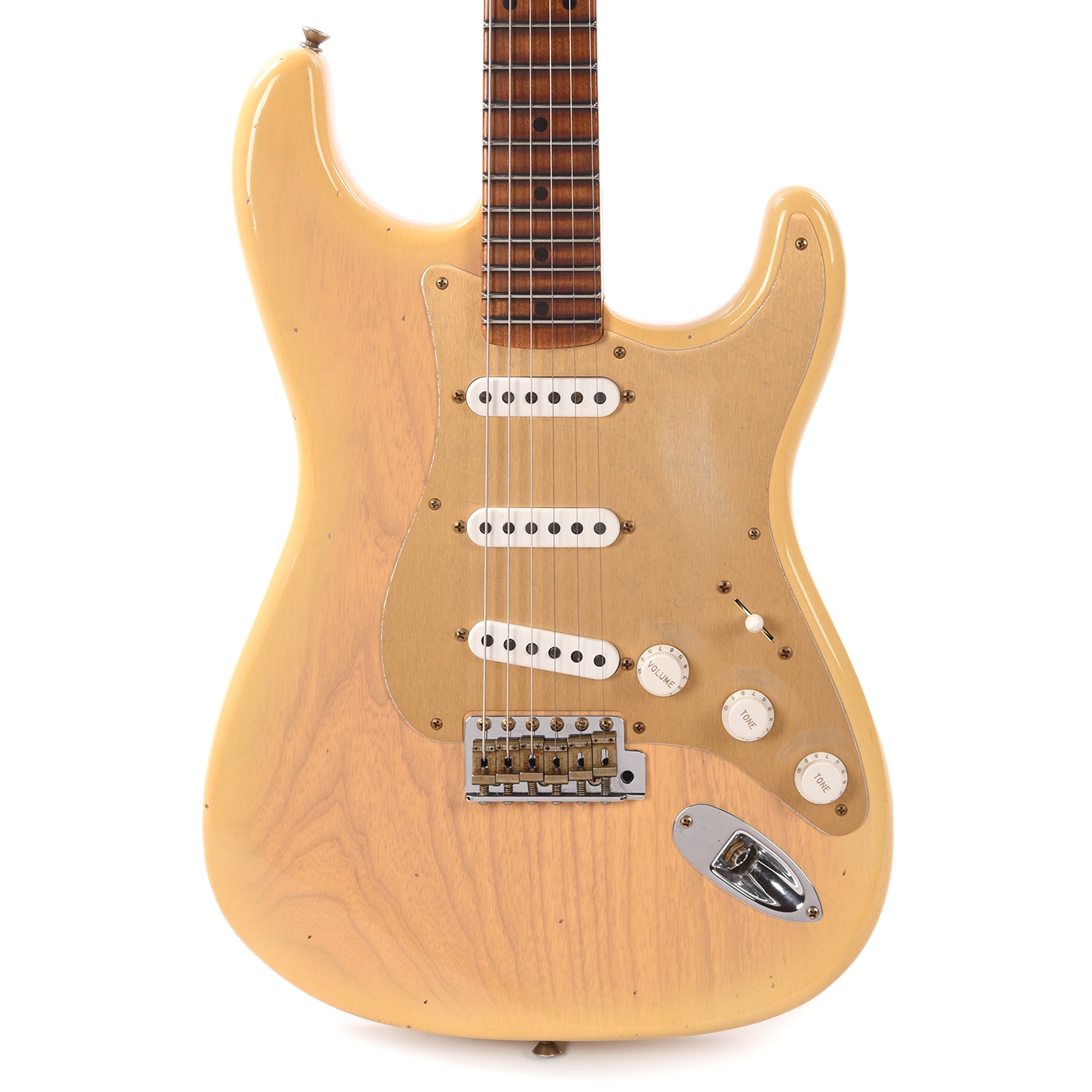 Fender Custom Shop Limited Edition Roasted '54 Stratocaster Journeyman Relic Natural Blonde Electric Guitars / Solid Body