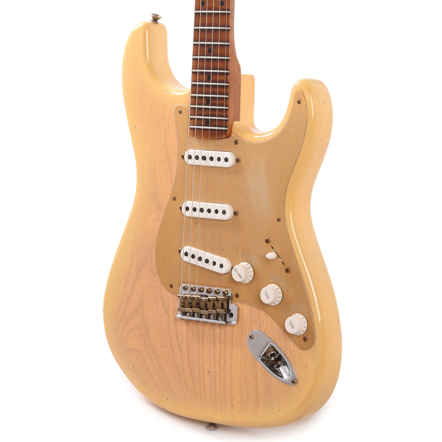 Fender Custom Shop Limited Edition Roasted '54 Stratocaster Journeyman Relic Natural Blonde Electric Guitars / Solid Body