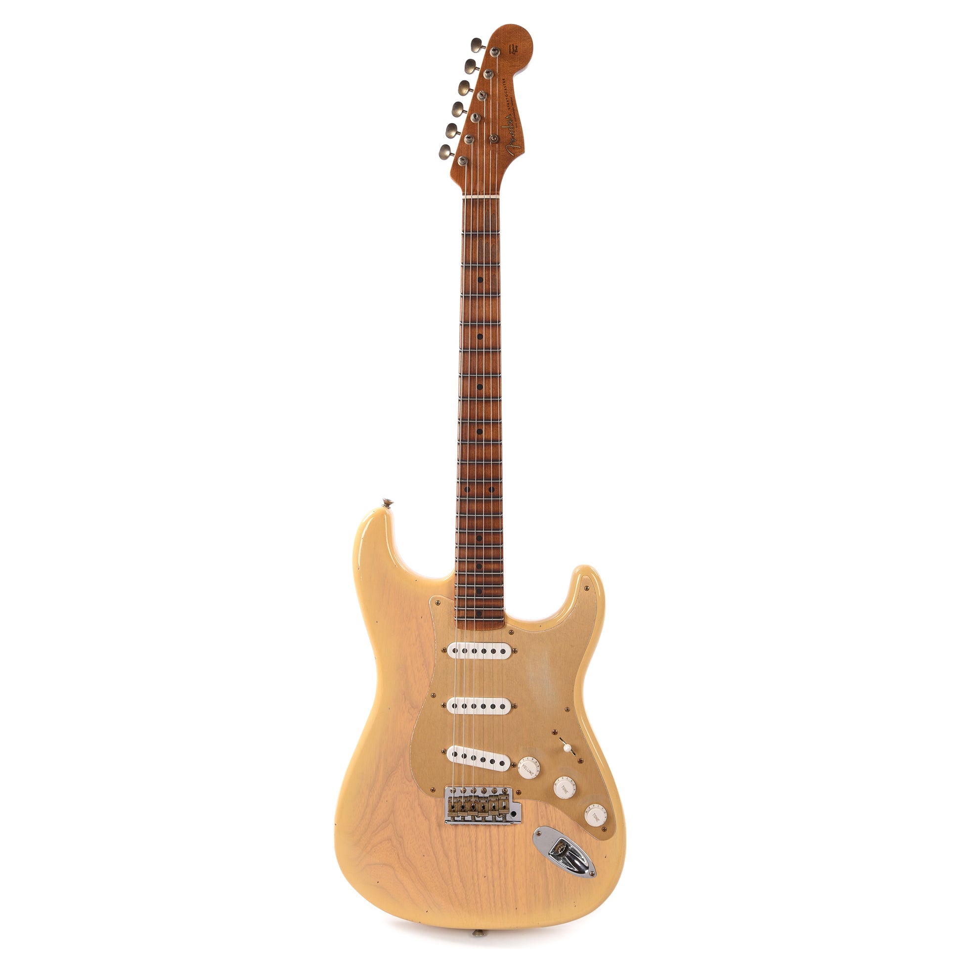 Fender Custom Shop Limited Edition Roasted '54 Stratocaster Journeyman Relic Natural Blonde Electric Guitars / Solid Body