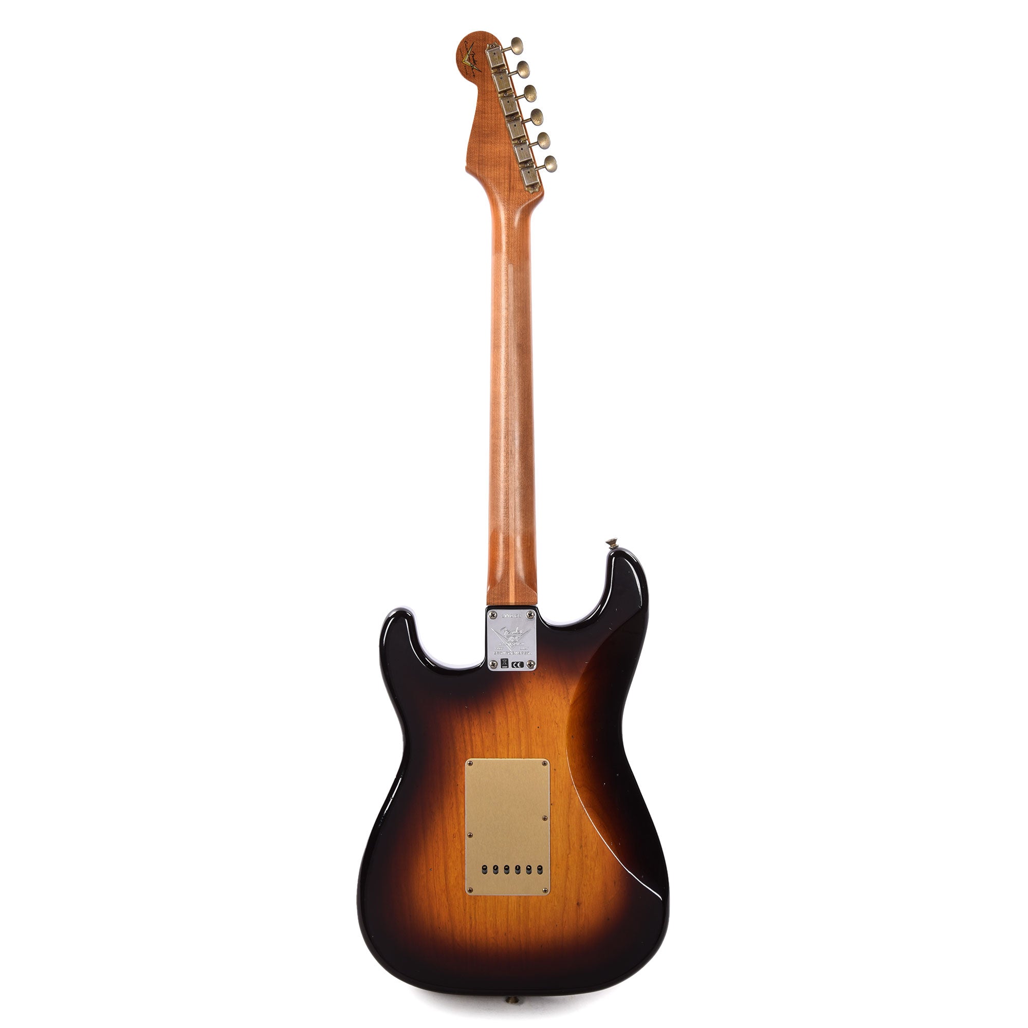 Fender Custom Shop Limited Edition Roasted '54 Stratocaster Journeyman Relic Wide-Fade Chocolate 2-Color Sunburst Electric Guitars / Solid Body