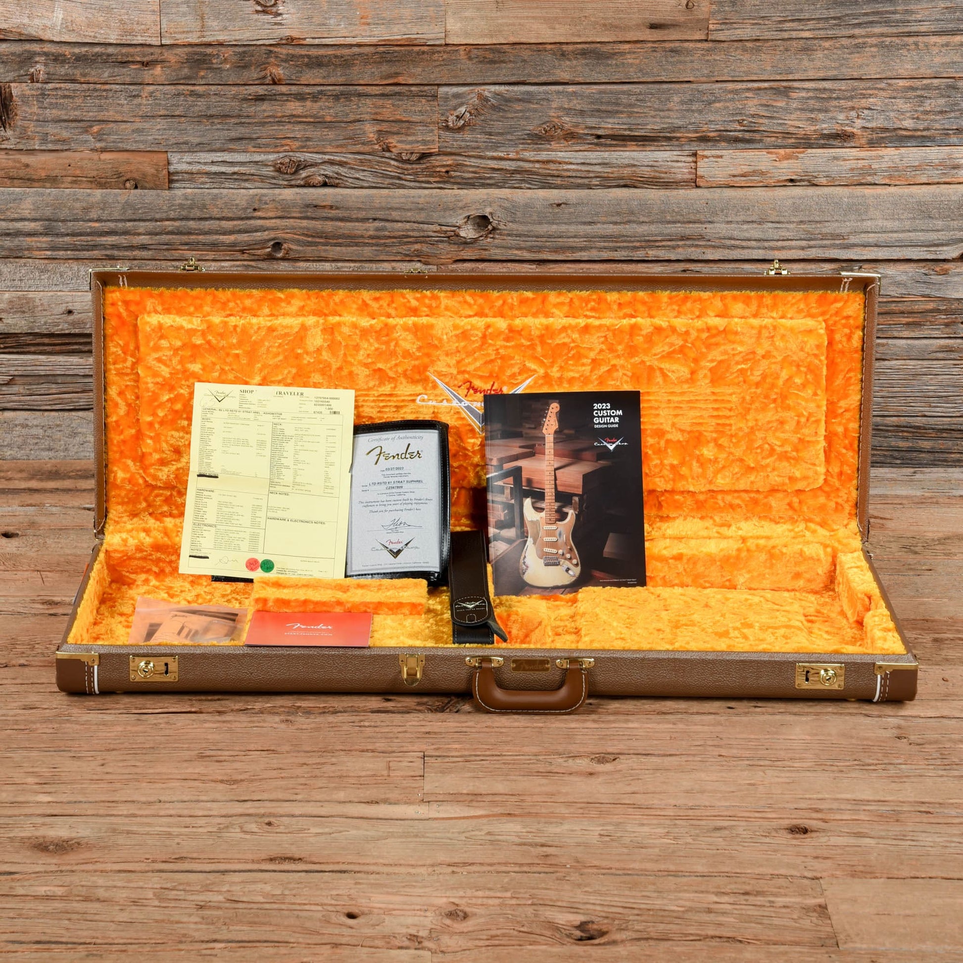 Fender Custom Shop Limited Edition Roasted 61 Stratocaster Super Heavy Relic Sherwood Green Over Sunburst 2023 Electric Guitars / Solid Body