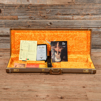 Fender Custom Shop Limited Edition Roasted 61 Stratocaster Super Heavy Relic Sherwood Green Over Sunburst 2023 Electric Guitars / Solid Body