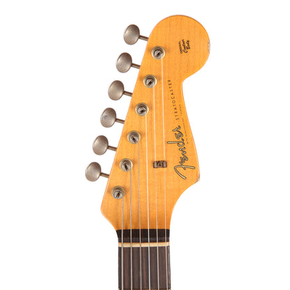 Fender Custom Shop Limited Edition Roasted Stratocaster Super Faded Aged Lake Placid Blue Relic Electric Guitars / Solid Body