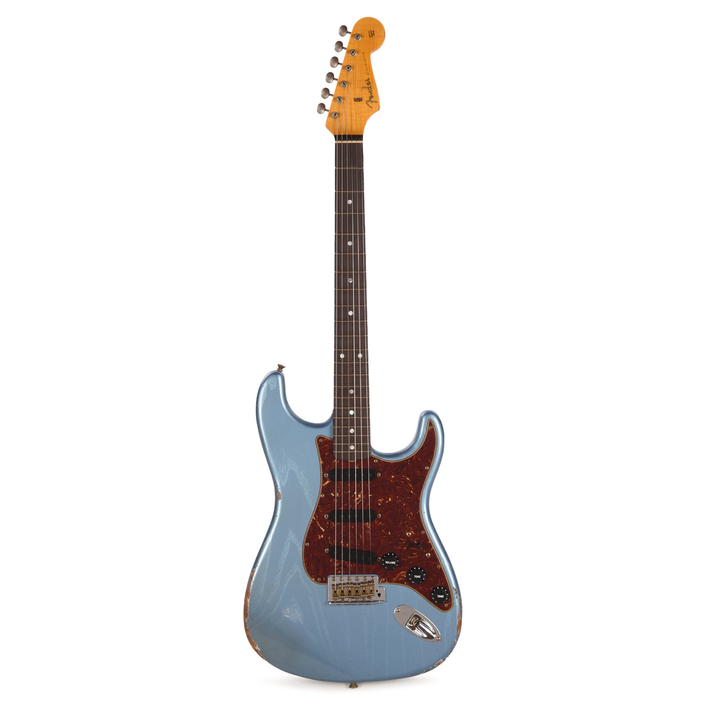 Fender Custom Shop Limited Edition Roasted Stratocaster Super Faded Aged Lake Placid Blue Relic Electric Guitars / Solid Body