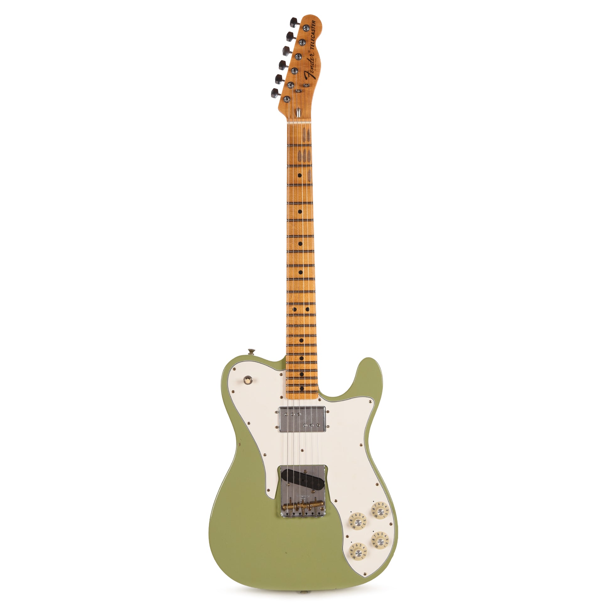 Fender Custom Shop Limited Edition Telecaster Custom Faded Aged Sweet Pea Green Journeyman Relic w/CuNiFe Humbucker Electric Guitars / Solid Body