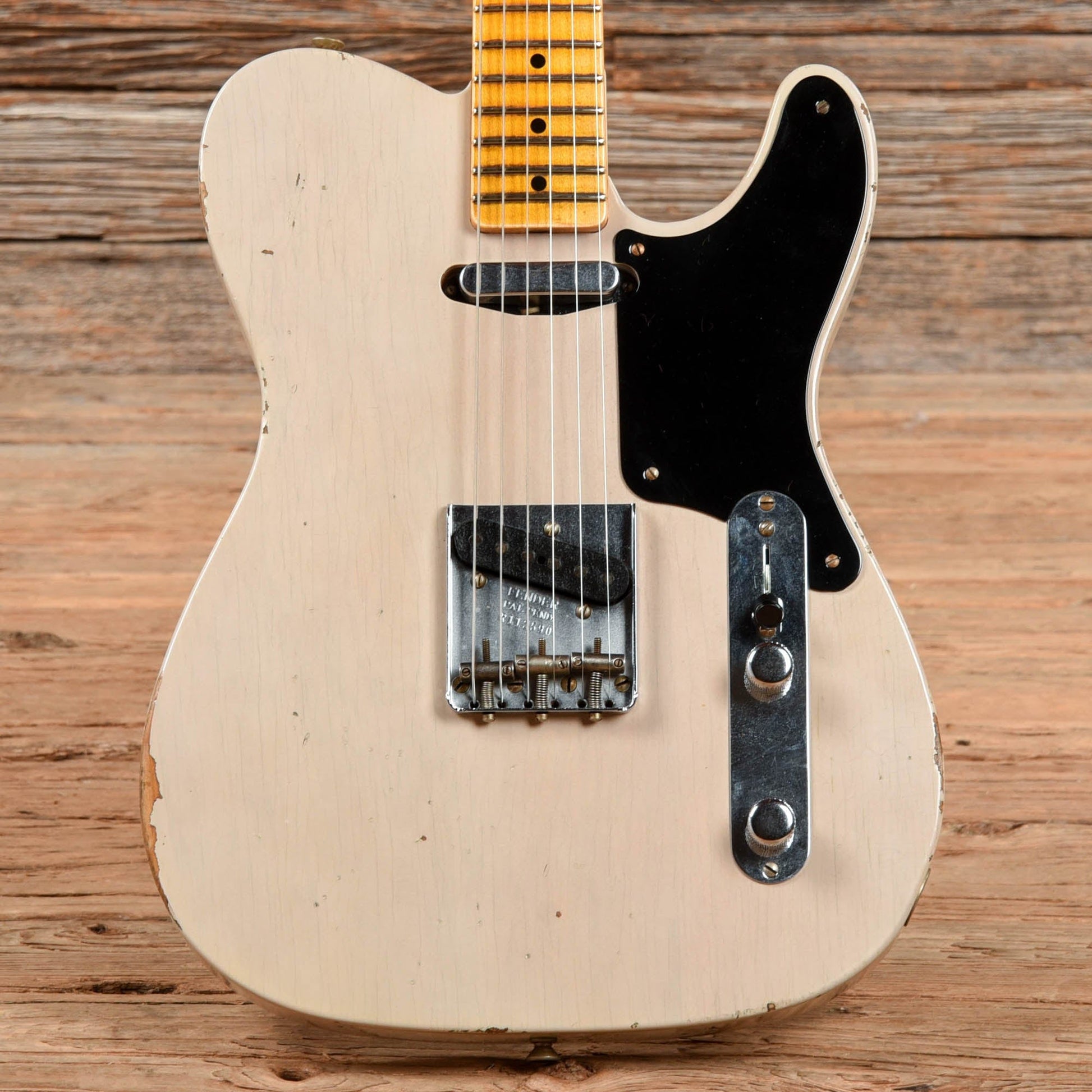 Fender Custom Shop Limited Roasted Pine Double Esquire Aged White Blonde 2021 Electric Guitars / Solid Body